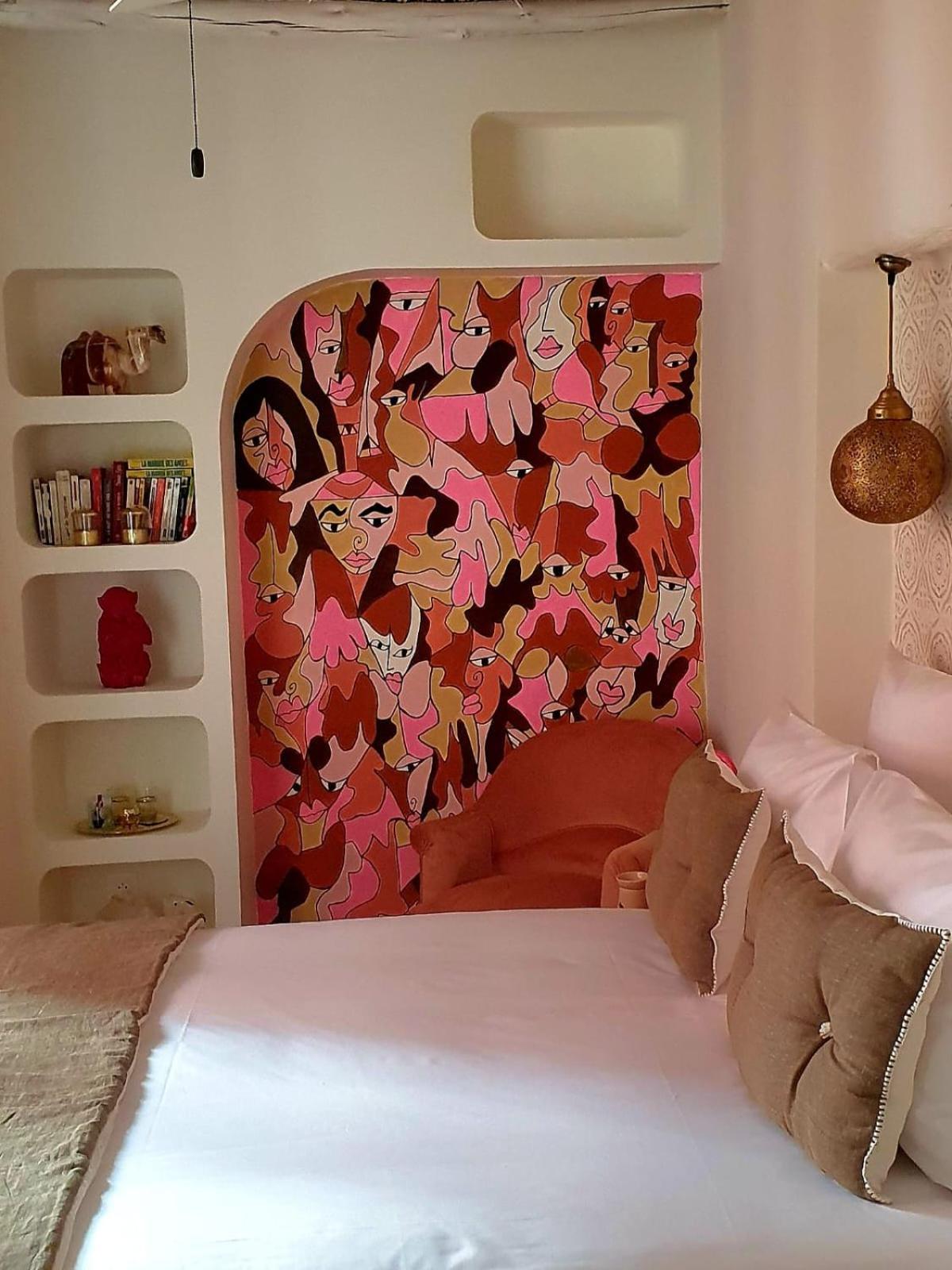 Le Singe Rose Bed & Breakfast Marrakesh Eksteriør bilde