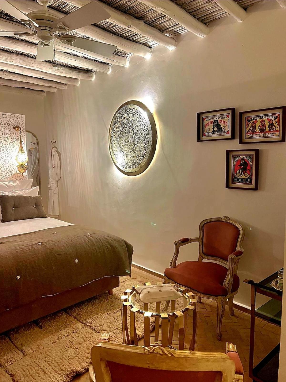Le Singe Rose Bed & Breakfast Marrakesh Eksteriør bilde