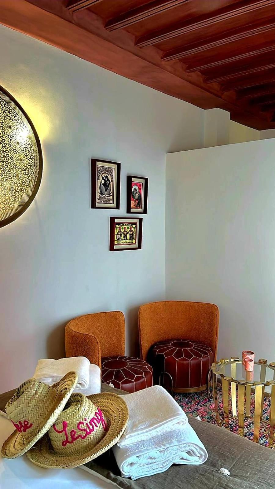 Le Singe Rose Bed & Breakfast Marrakesh Eksteriør bilde