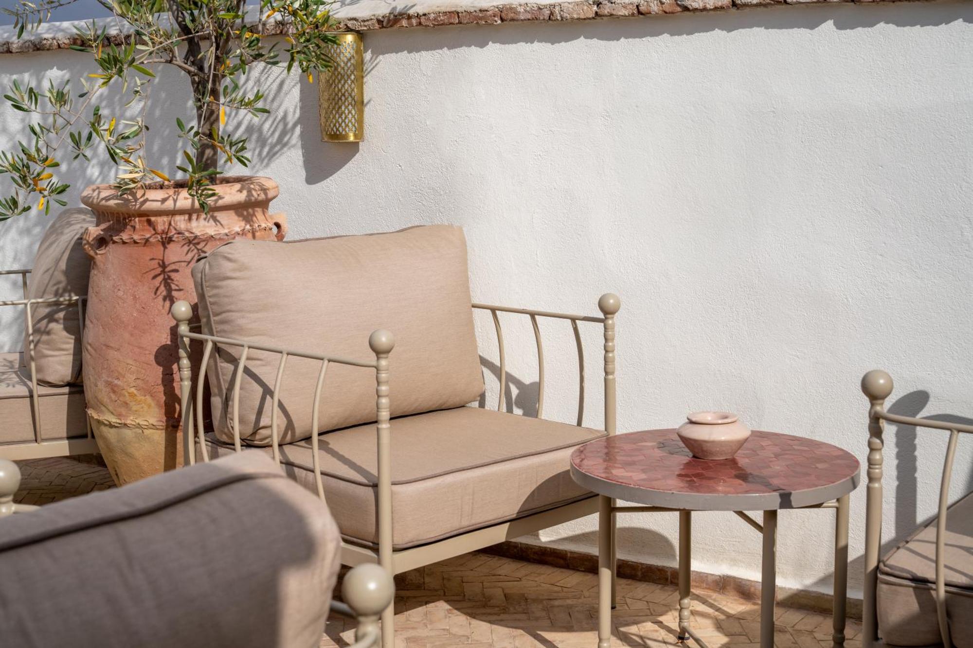 Le Singe Rose Bed & Breakfast Marrakesh Eksteriør bilde