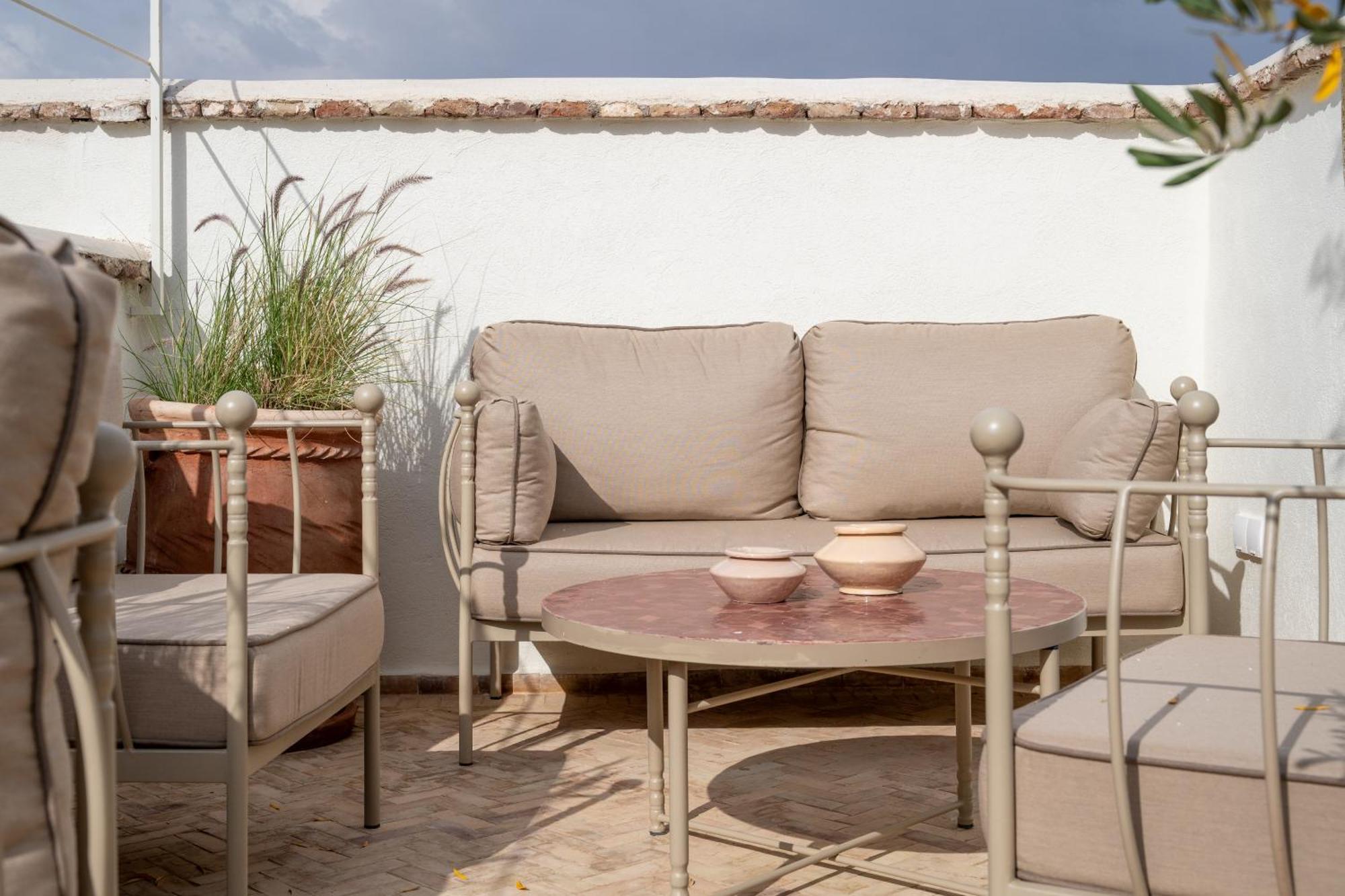 Le Singe Rose Bed & Breakfast Marrakesh Eksteriør bilde