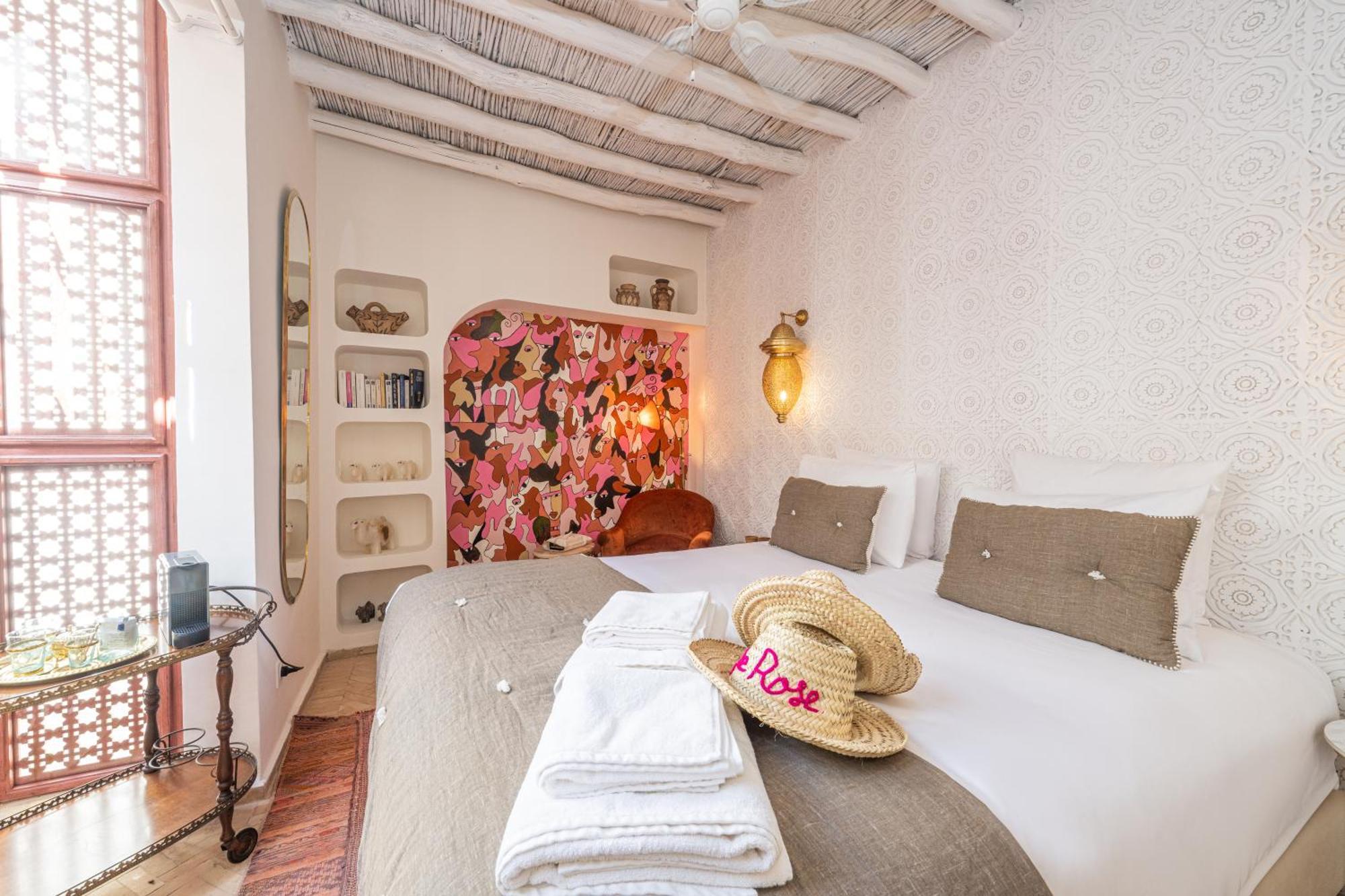 Le Singe Rose Bed & Breakfast Marrakesh Eksteriør bilde